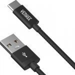 Yenkee YCU 301 BK USB A 2.0/USB-C, 1m, černý