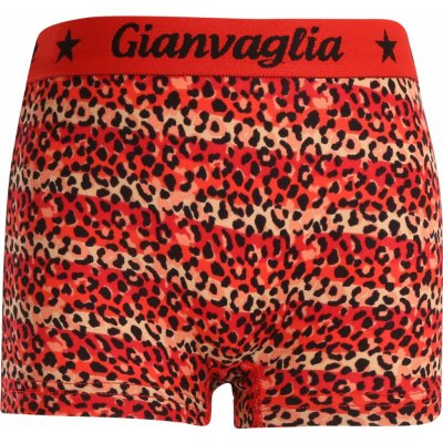 Gianvaglia dívčí kalhotky s nohavičkou boxerky(813) červené