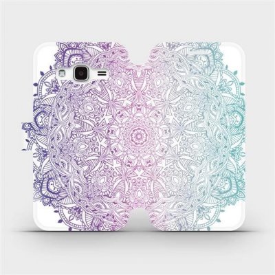 Pouzdro Mobiwear parádní flip Samsung Galaxy J3 2016 - M008S Mandala