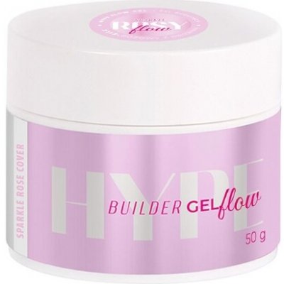 Mistero Milano Builder gel Hype gel Flow Cover rose sparkle 50g – Zboží Mobilmania