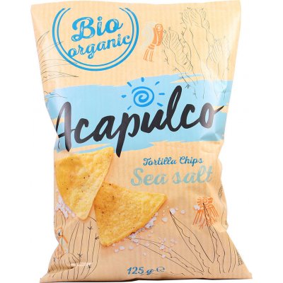 ACAPULCO Tortilla chipsy Sea Salt 125 g – Zboží Mobilmania
