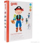 Goki magnetická hra Oblékaní kluk – Zboží Mobilmania