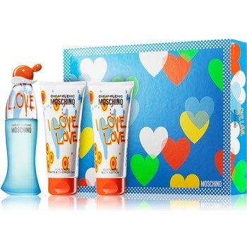 Moschino I Love Love EDT 50 ml + tělové mléko 100 ml + sprchový gel 100 ml dárková sada