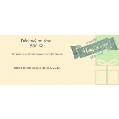 Dárkový e-poukaz 500 Kč – Zboží Mobilmania