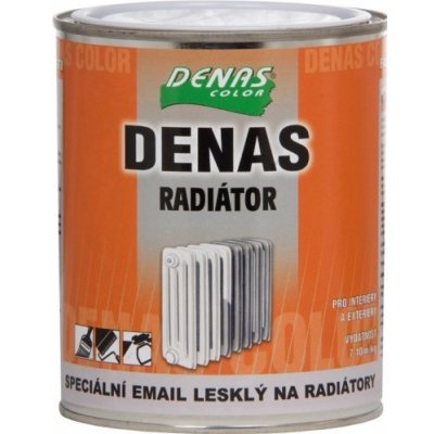 Denas Radiator barva na radiátory, rychleschnoucí, vodou ředitelná, 0100 bílá, 700 g – Zbozi.Blesk.cz