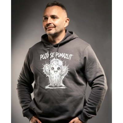 Pojď se pomazlit bílý potisk mikina ORIGO – Hledejceny.cz