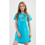 Moře s krátkým rukávem tyrkysová – Zboží Dáma