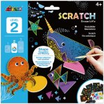 Škrabací obrázky Level 2 Oceán – Zboží Dáma