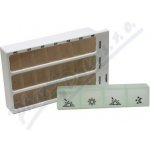 Obzor Set Dávkovač léků 02 bílý + 04 denní – Zboží Dáma