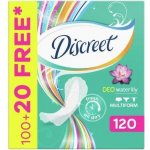 Discreet Deo Waterlily slipové intimní vložky pro každodenní použití 120 ks – Zbozi.Blesk.cz