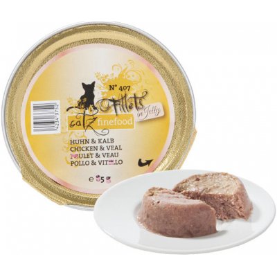 Petnature CF Fillets No.407 kuřecí & telecí maso 85 g