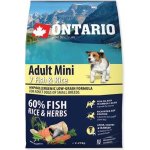 Ontario Adult Mini 7 Fish & Rice 6,5 kg – Sleviste.cz