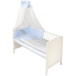 Ty i My 3-dílná sada mantinel s povlečením FIND ME sv. modrý jemná kostička 135 x 100 cm – Zboží Dáma