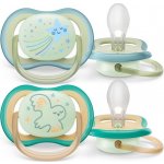 Avent Philips šidítko ultra air 376/11 Nighttime Boy BPA free 2Pack – Zbozi.Blesk.cz