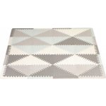 Ecotoys Vzdělávací pěnová podložka puzzle 127 x 157 cm šedá – Zboží Dáma