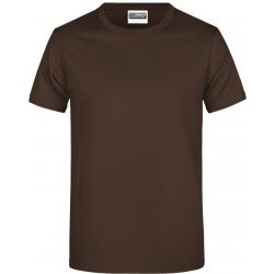 James Nicholson pánské tričko Basic 150 JN797 Hnědá