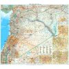Nástěnné mapy Gizi Map Sýrie a Libanon - nástěnná mapa 86 x 94 cm Varianta: bez rámu v tubusu, Provedení: laminovaná mapa v lištách