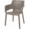 Zahradní židle a křeslo KETER EVA zahradní židle, 57,7 x 62,5 x 79 cm, cappuccino 17210109