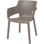 KETER EVA zahradní židle, 57,7 x 62,5 x 79 cm, cappuccino 17210109 – Hledejceny.cz