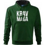 Nápis Krav Maga Cape s kapucí lahvově zelená – Hledejceny.cz