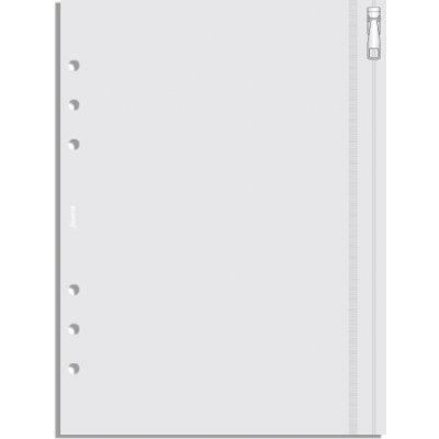 Filofax A5 průhledná obálka se zipem – Zboží Mobilmania
