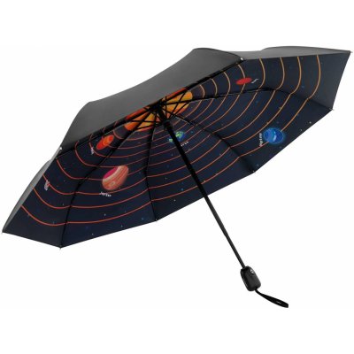 Modern art magic mini 74615723 deštník skládací černý – Zboží Mobilmania