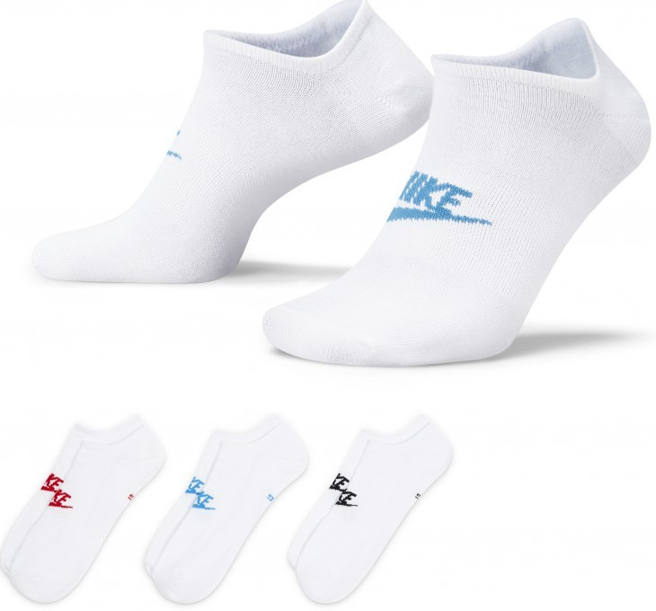 Nike ponožky funkční Sportswear Everyday Essen 3 páry 2024 bílá