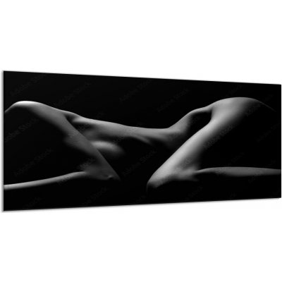 Obraz skleněný sexy tělo nahé ženy - 65 x 110 cm