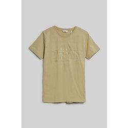 Gant Tonal Shield t shirt zelená