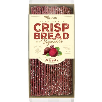 Danvita Pšeničný křehký chléb s červenou řepou 130 g – Hledejceny.cz
