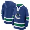 Pánská mikina s potiskem Fanatics Mikina Vancouver Canucks Mens Laced Hockey Hoodie