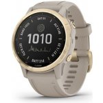 Garmin Fenix 6S Pro Solar zlatá s pískově béžovým páskem - sleva viz popisek, 010-02409-13 – Zboží Živě