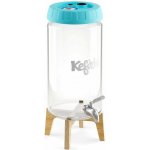 Kefirko Kombucha fermenter se stojánkem a výčepem 4 l modrý – Zboží Dáma