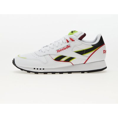 Reebok Classic Leather Pump Ftw White/ Core Black/ Acid Yellow