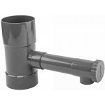 Bradas Lapač Sběrač dešťové vody s ventilem 100 mm šedý – Zboží Mobilmania