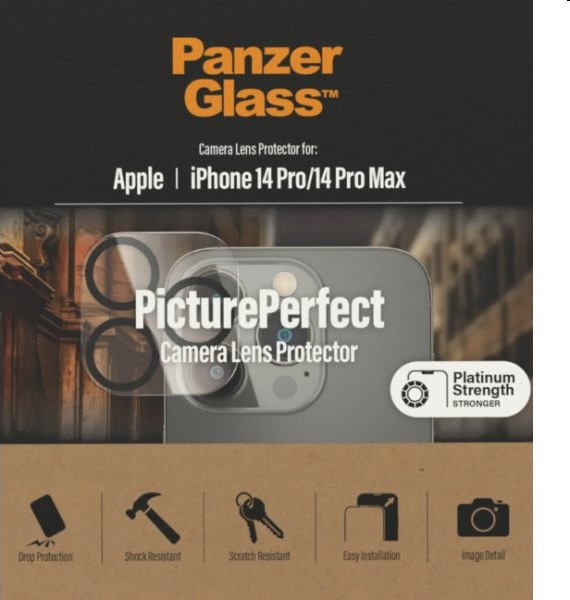 Pouzdro PanzerGlass ochranné objektivu fotoaparátu Apple iPhone 14 Pro/14 Pro Max