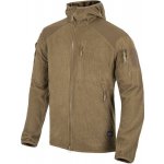 Bunda Helikon-Tex Alpha Hoodie fleece s kapucou Coyote – Sleviste.cz