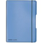 Herlitz sešit flex A5 čtverečkovaný PP modrý – Zboží Dáma