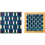 Šachy ATHENA, modrá, Printworks – Zboží Dáma