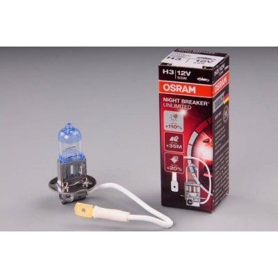 Osram Night Breaker Unlimited +110% H3 PK22s 12V 55W – Hledejceny.cz