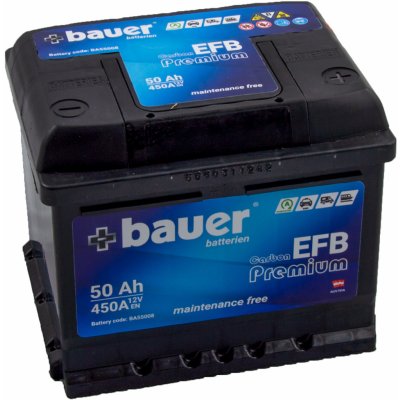 Bauer Carbon EFB 50Ah 450A 12V BA55008