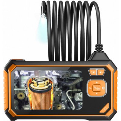 Dexxer Oranžový endoskop s LCD obrazovkou – Zboží Mobilmania