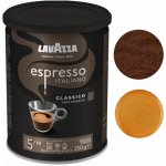 Lavazza mletá Espresso Italiano Classico dóza 250 g – Zboží Dáma