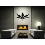 Weblux vzor n57252840 Samolepka na zeď - Vector cannabis leaf silhouette. Marijuana. ganja ganja deska (sklápěcího stolu), rozměry 170 x 100 cm