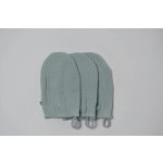 Sleepsheep mušelínové žínky s gumou 2 ks / 4 ks taupe (šedohnědá) – Zboží Dáma