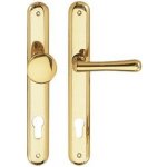 ELEGANT, interiérové, klika-koule, mosaz, dlouhý štítek, PZ, pravá – Sleviste.cz