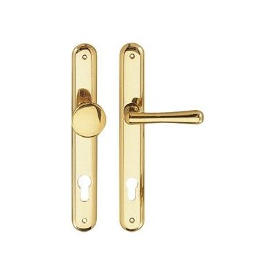 ELEGANT, interiérové, klika-koule, mosaz, dlouhý štítek, PZ, pravá – Sleviste.cz