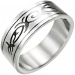 Šperky eshop ocelový prsten s motivem TRIBAL D3.17 – Hledejceny.cz