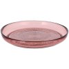 Talíř Bitz Skleněný desertní talíř kusintha 18 cm pink