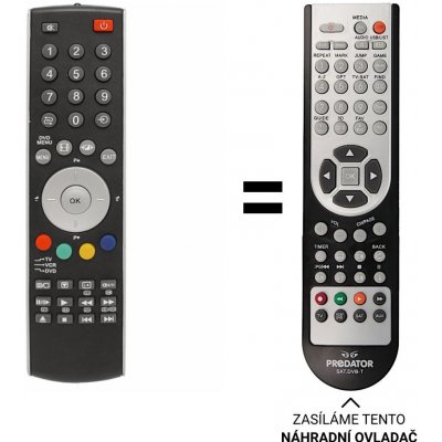 Dálkový ovladač Predátor Toshiba 29VH56G – Zboží Živě